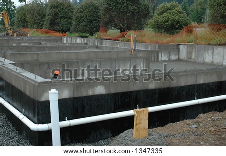 Concrete foundation