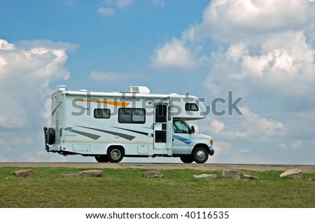 Motor home ready to hit the open road