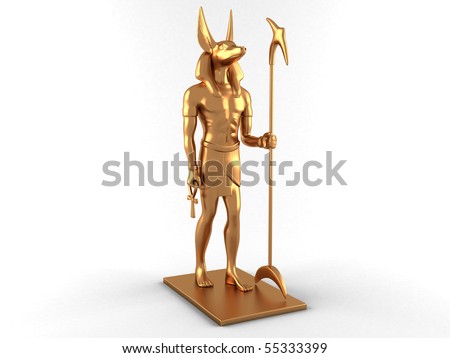 anubis egyptian god. Gold Egyptian god Anubis