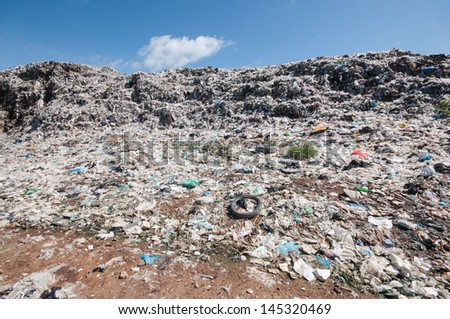 big garbage heap problem of pollution