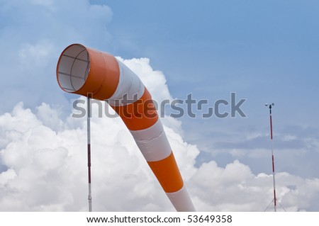 wind sock and wind meter