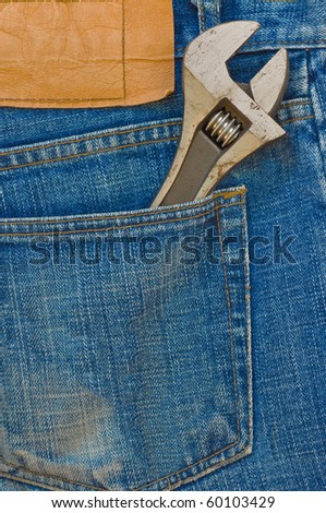 labor jean pocket