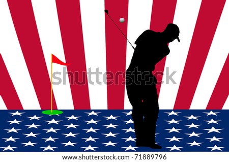 The USA golf team sign