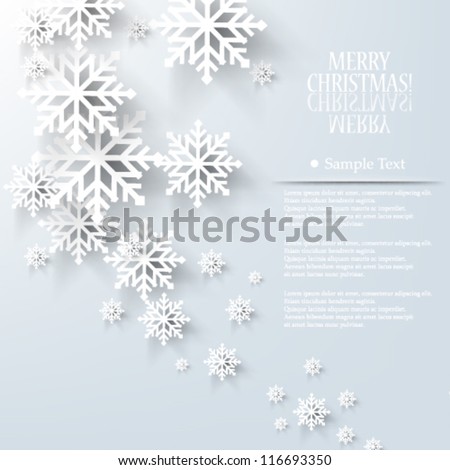 Vector Illustration Abstract Christmas Background - Eps10