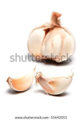 cloves of garlic. stock photo : Garlic cloves