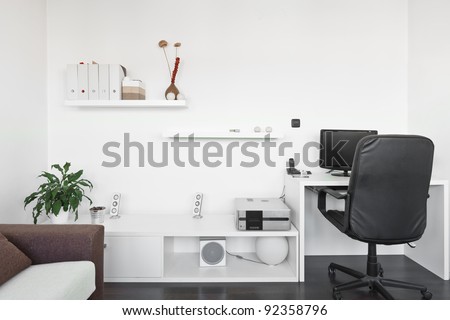 computer desk room