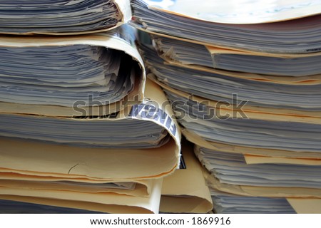 stack of Papers at an Office