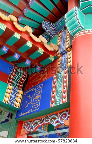 Architecture, Oriental, pattern, roof,