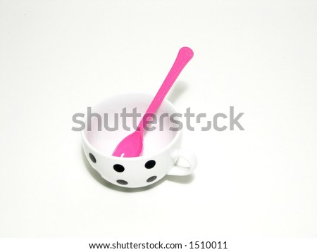 pink spoon