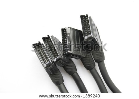 Scart leads for digital audio visuals