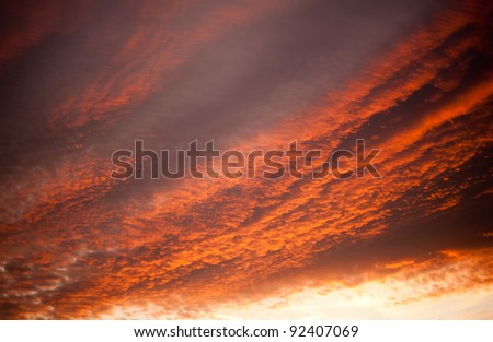 Red Orange Sky