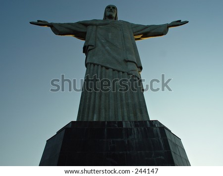 Statue of Christ the Redeemer in Corcovado, Rio de Janeiro