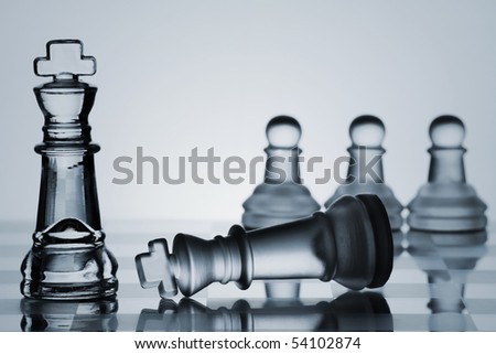 Chess Set Collection represents business or politic strategy.