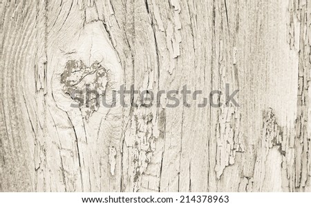 Old wooden painted background in beige dirty color.