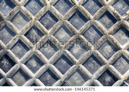 Pattern of old traditional wall in Japan