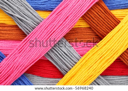 Colorful thread