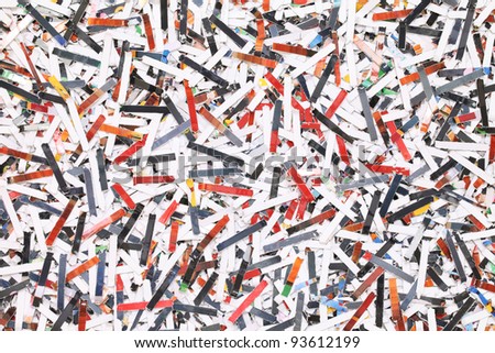 paper shred paper shred