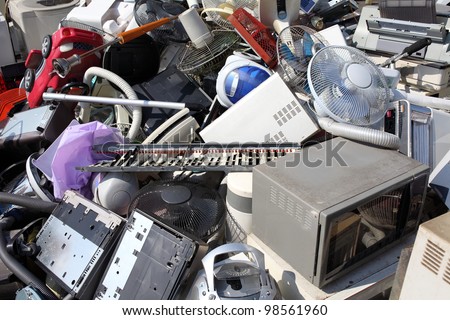 Metal and plastic recycling, home electronics