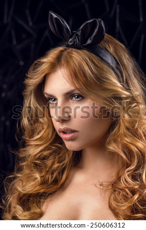 Woman with hair accessory