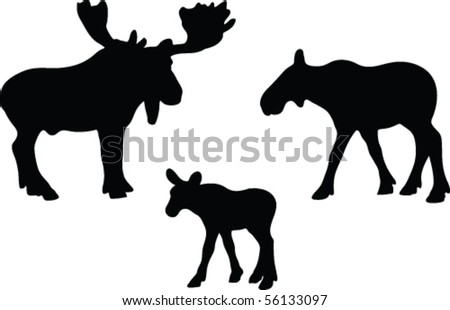 Simple Moose Drawing