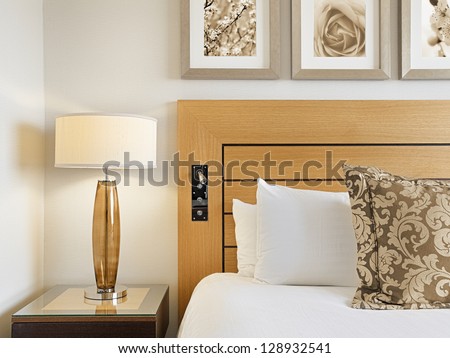 Interior Design Detail Of A Luxury Hotel Room