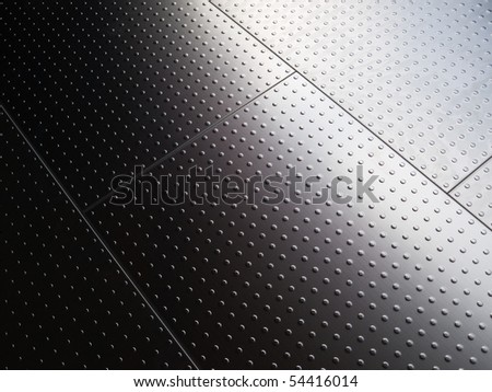 Stainless steel interior floor panels