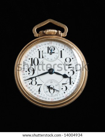 Pocket Watch with Power Reserve Indicator