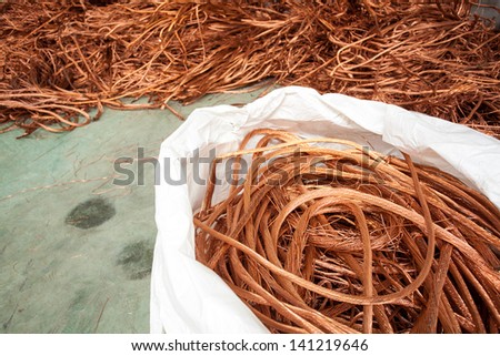 Copper wire raw material in the energy industry