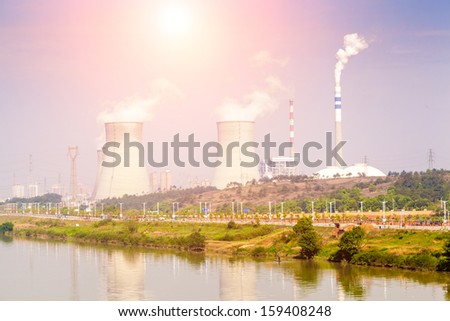 coal-burning power plant