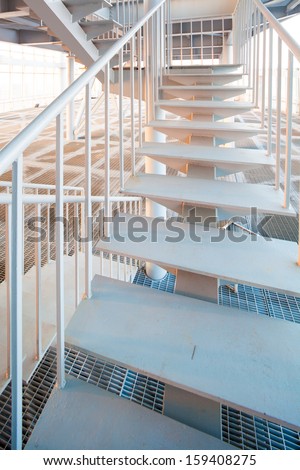 Iron and steel stairs