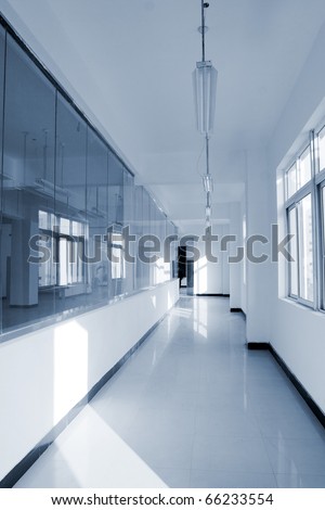 The school corridors, very sense of perspective.