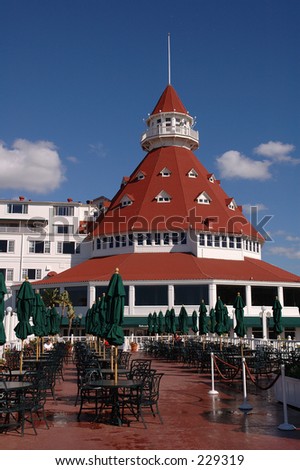 hotel del coronado island. stock photo : Del Coronado