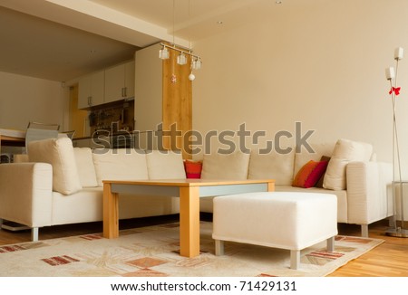 Apartment Living Room Design on Modern Apartment Living Room Interior Design Stock Photo 71429131