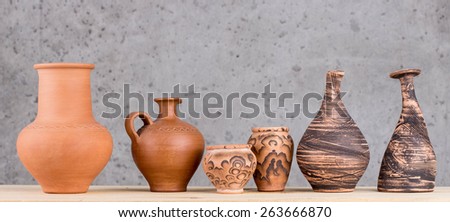 Souvenir ceramics and clay, handmade.