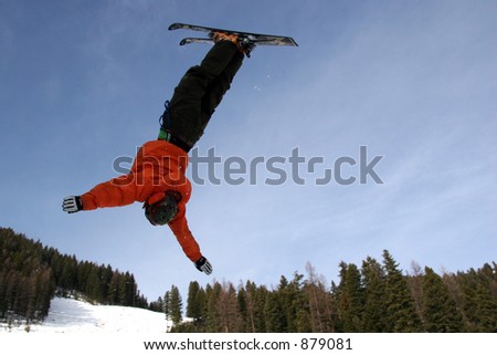 ski jump back flip