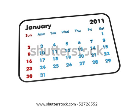 2011 calendar month of january. jan 2011 calendar images.