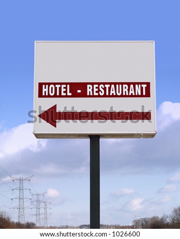 Big Hotel Restaurant billboard