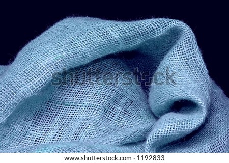 Blue Burlap