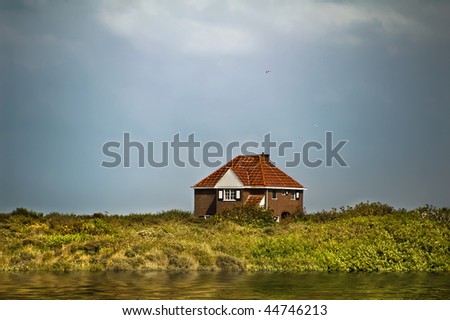 Little house on the dike