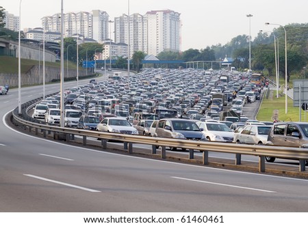 traffic jammed in malaysia