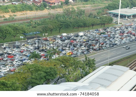 traffic jammed