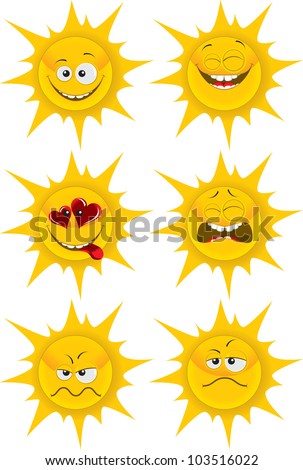 cute sun design