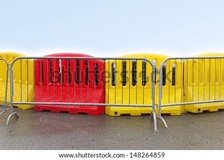 Water filled temporary barrier system for traffic control