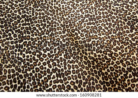 Wild Leopard Hide Pattern Textile Background