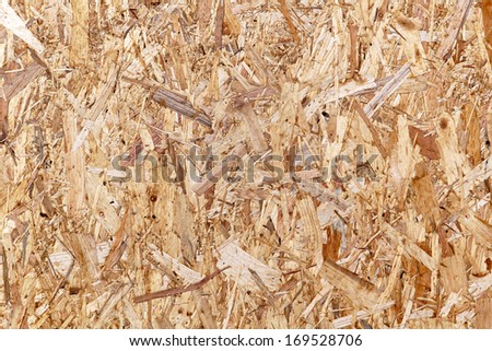 Particle board made from recycled wood