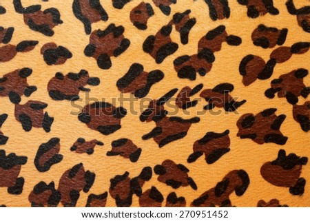 Wild African animal hide pattern yellow leopard