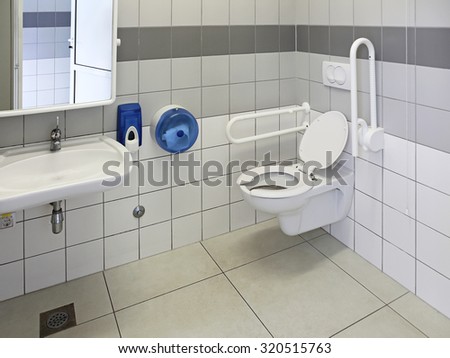 Accessible Toilet for People With Physical Disabilities
