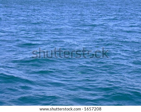 Water surface of a sea