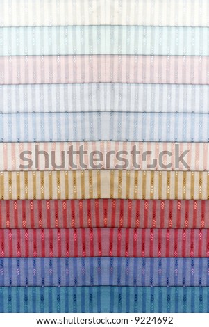 Color chart picker for strapped linen fabric