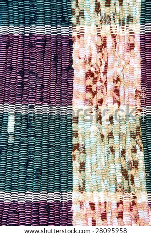 Recycled fabric material texture in natural style